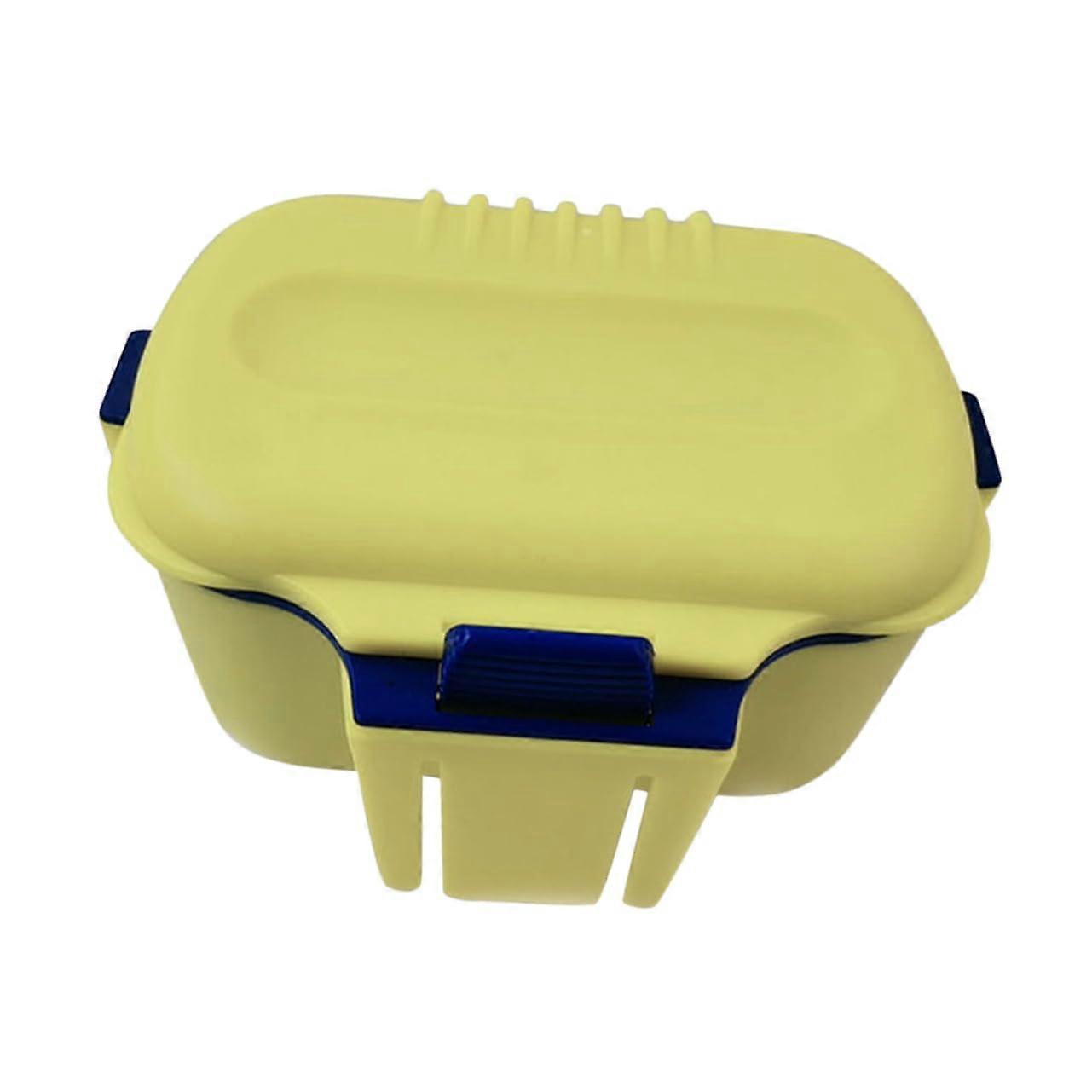 Wurmköderhalter Angelköder-Aufbewahrungsbox Regenwurmköder-Aufbewahrungskoffer tragbarer Doppelschichtbehälter Angelzubehör