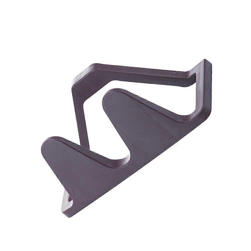 Wall Mounted Shoes Rack with PP Material for Home Use Coffee Color Traceless Design Saves Space 14x7x5 Inches