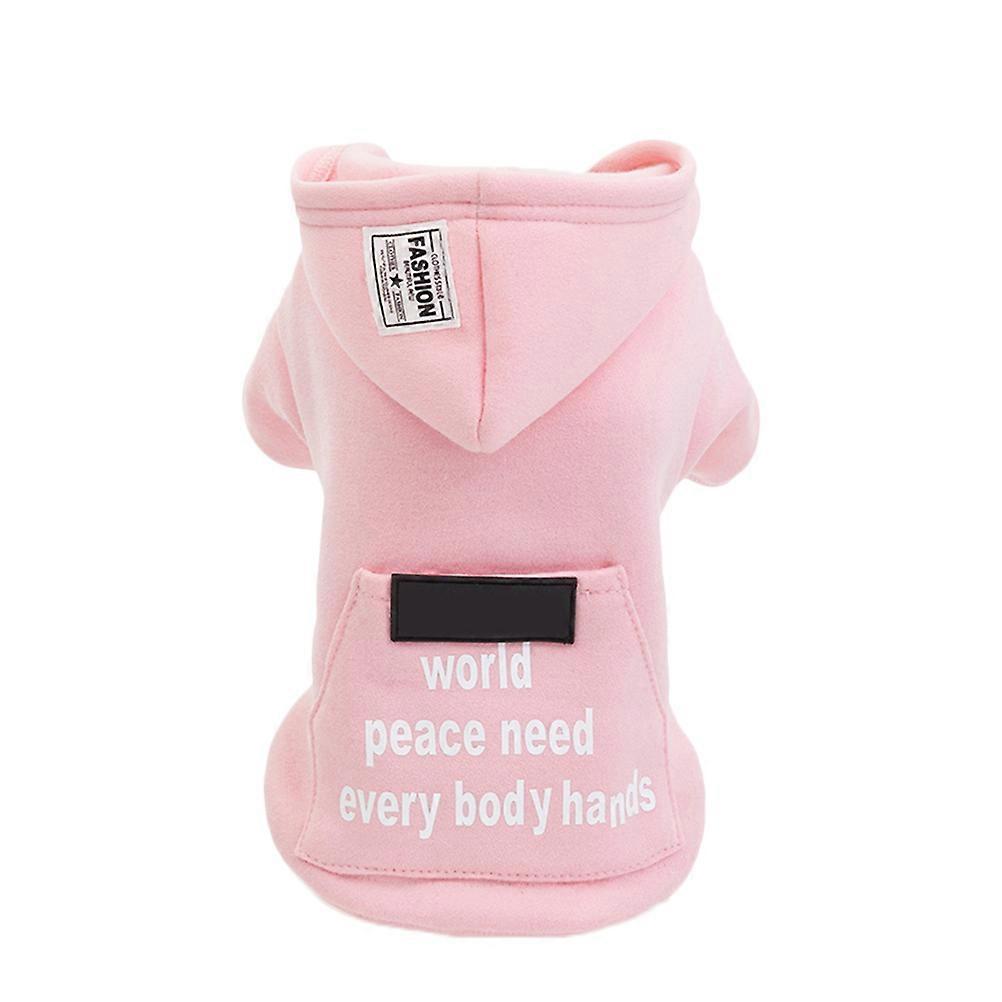 Dogs Clothes Walking Pink S 1Pack
