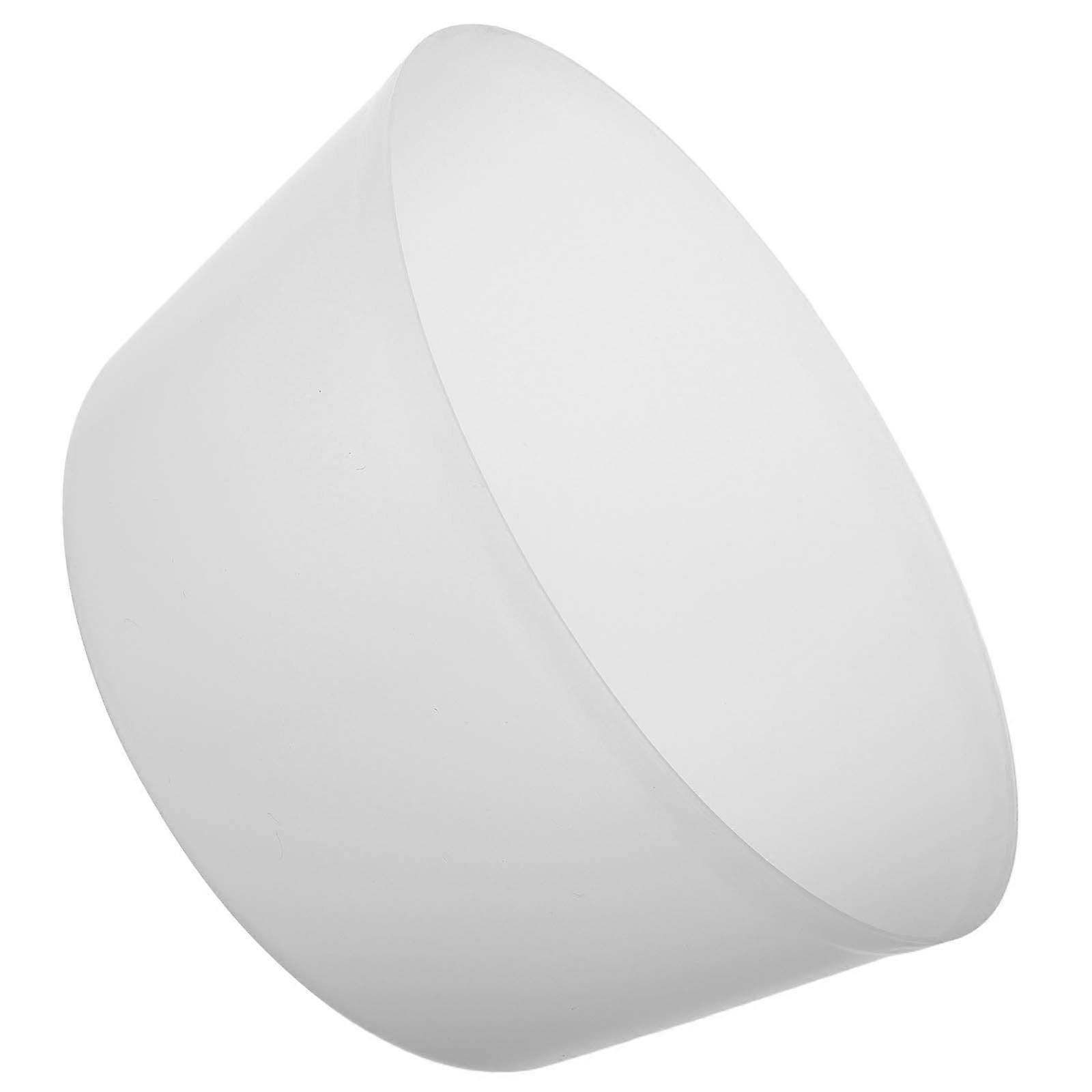 White Sauna Barrel Liner Made of Durable Plastic for Easy Cleaning and Use 7.5 Inches