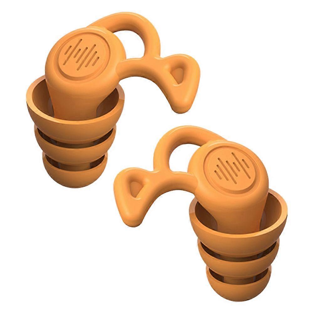 Anti-Noise Earplugs For Musicians And Sleep Silicone Material 3.10X2.40X1.30CM Easy To Use 1 Pair