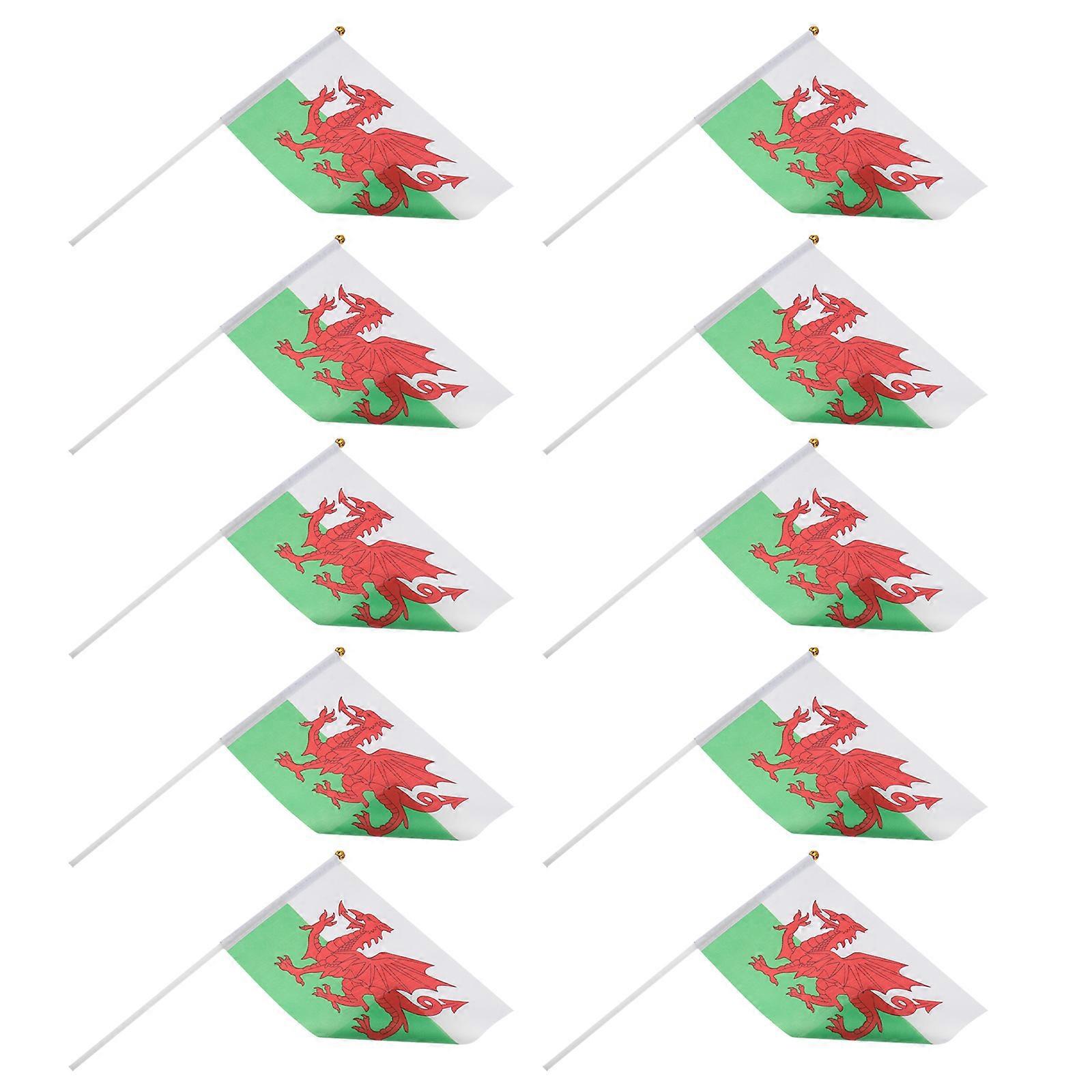 Hand Waving Flags for Festival Use Portable and 20pcs 14x21cm