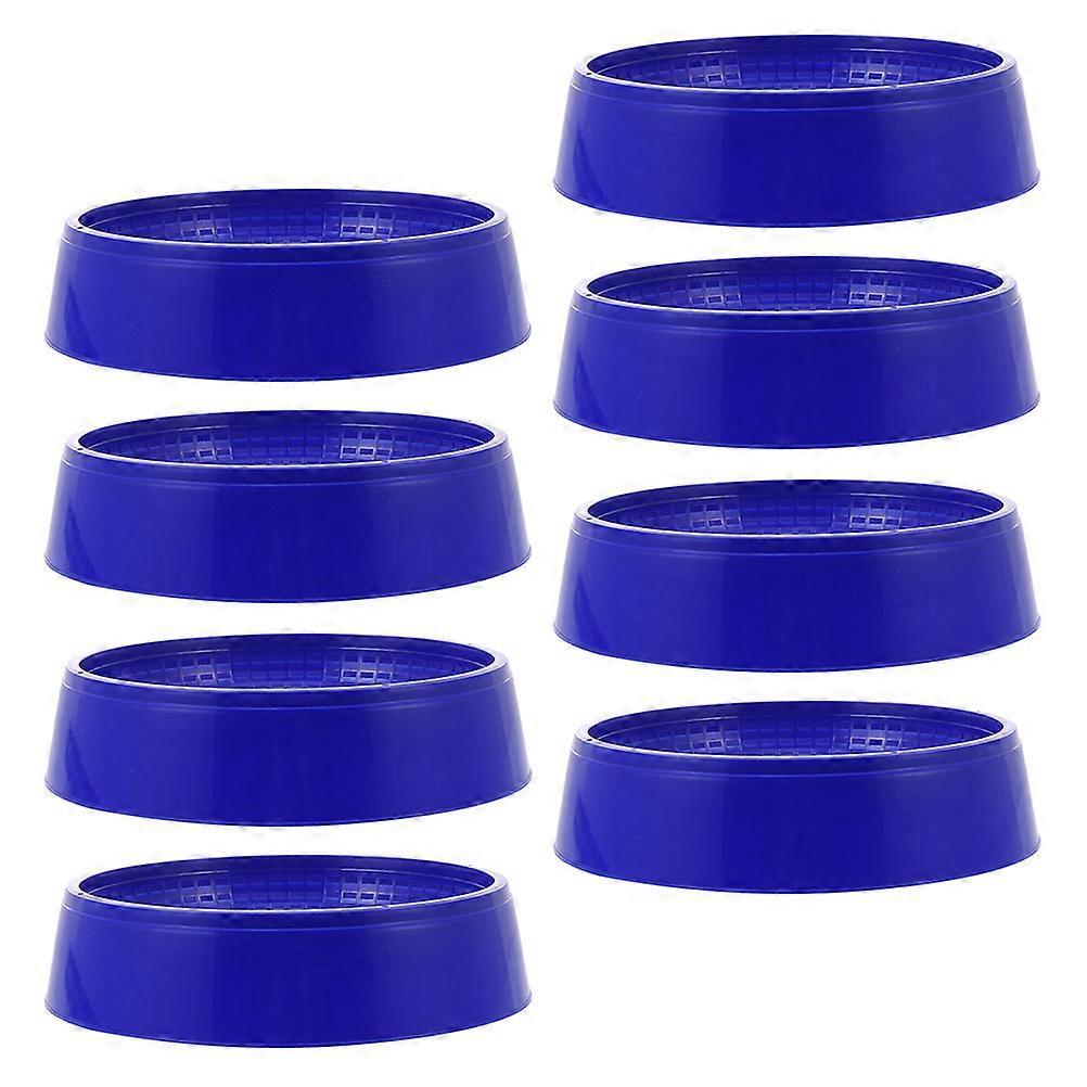 Pigeon Hatching Bowls with Antislip Base for Holding Birds Blue Plastic 8pcs Nesting Bowls