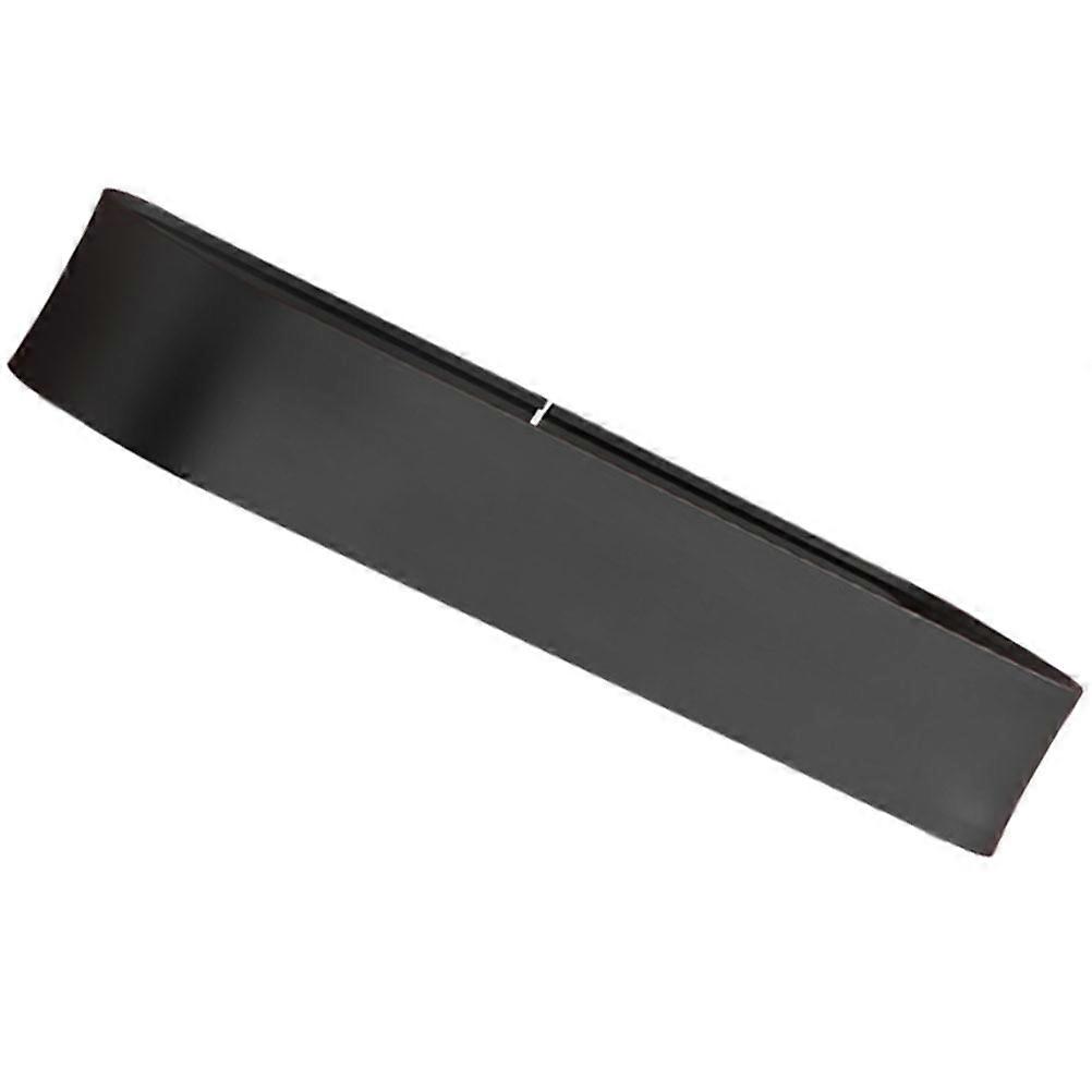 Wall Mounted Adhesive Rack for Bathroom with Drainage Hole Shelf Black 60CM