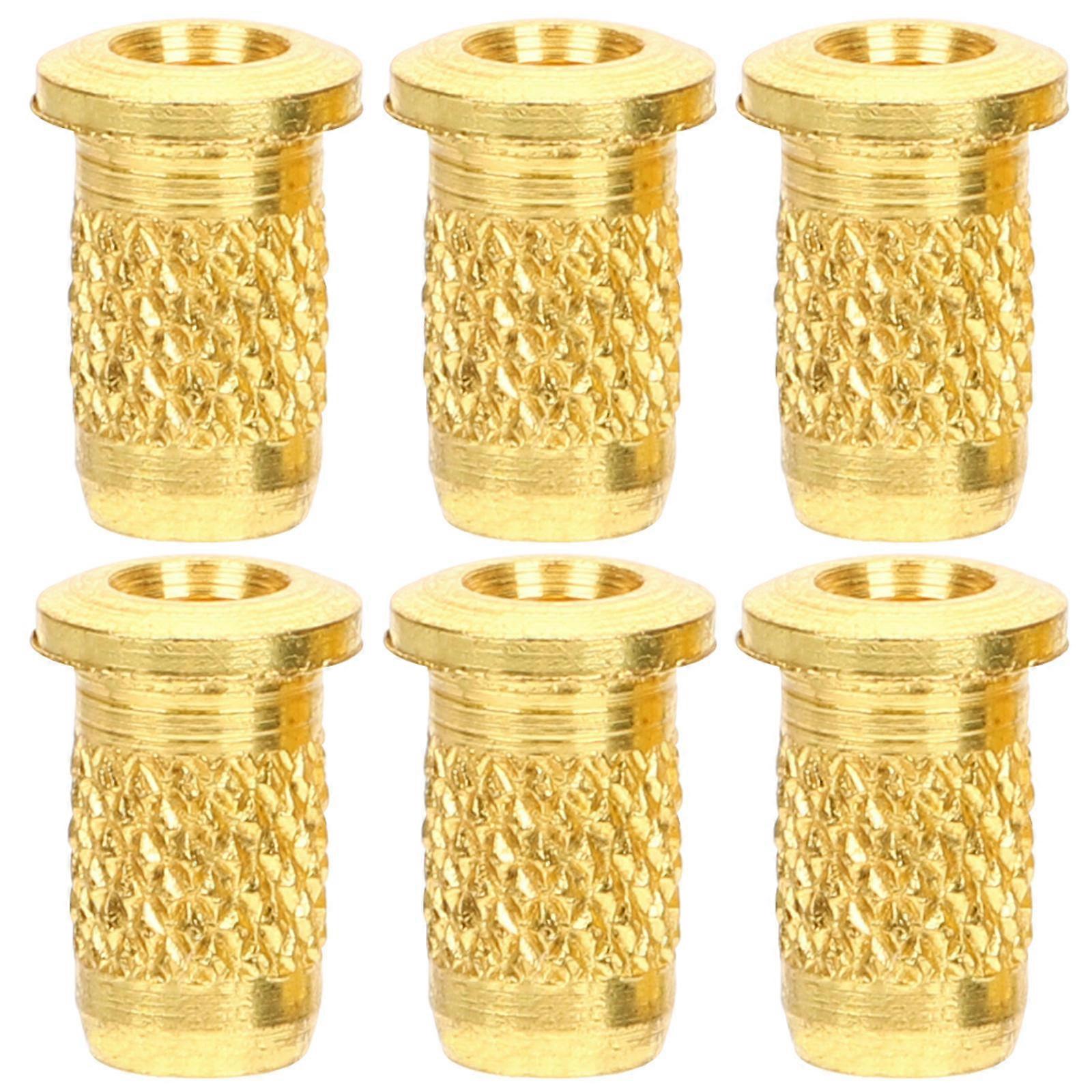 Guitar String Buckles Guitar String Ferrules Electric Guitar Accessories String Vibration Enhancement Resonance Improvement 6Pcs