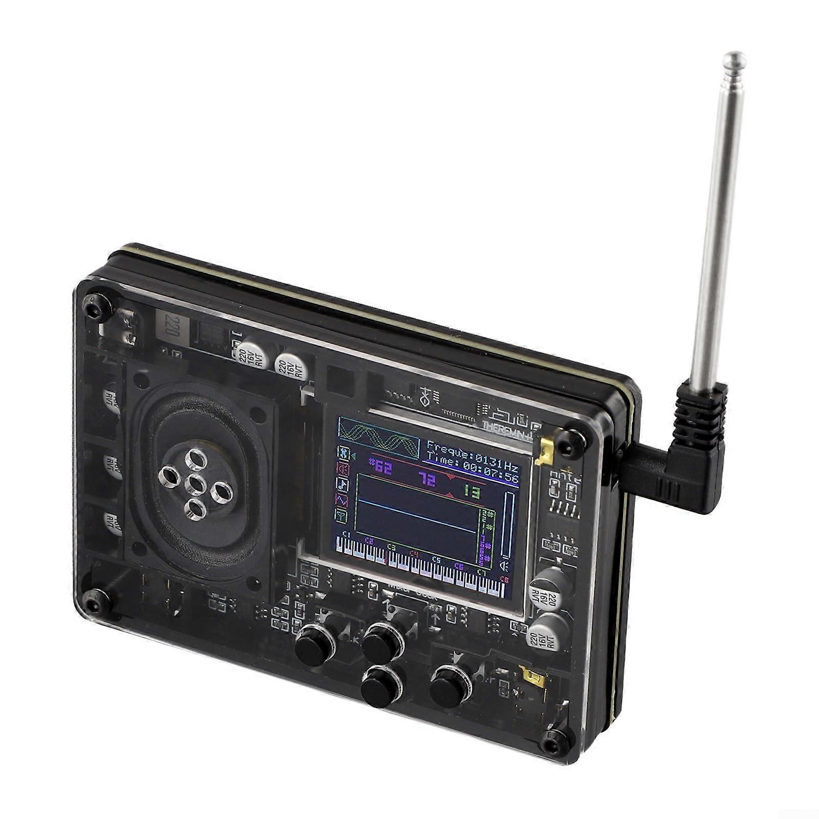 Mini Theremin With Screen 70+ Voices Type-C USB Cable Antenna Color Display Closed Speakers Easy to Charge