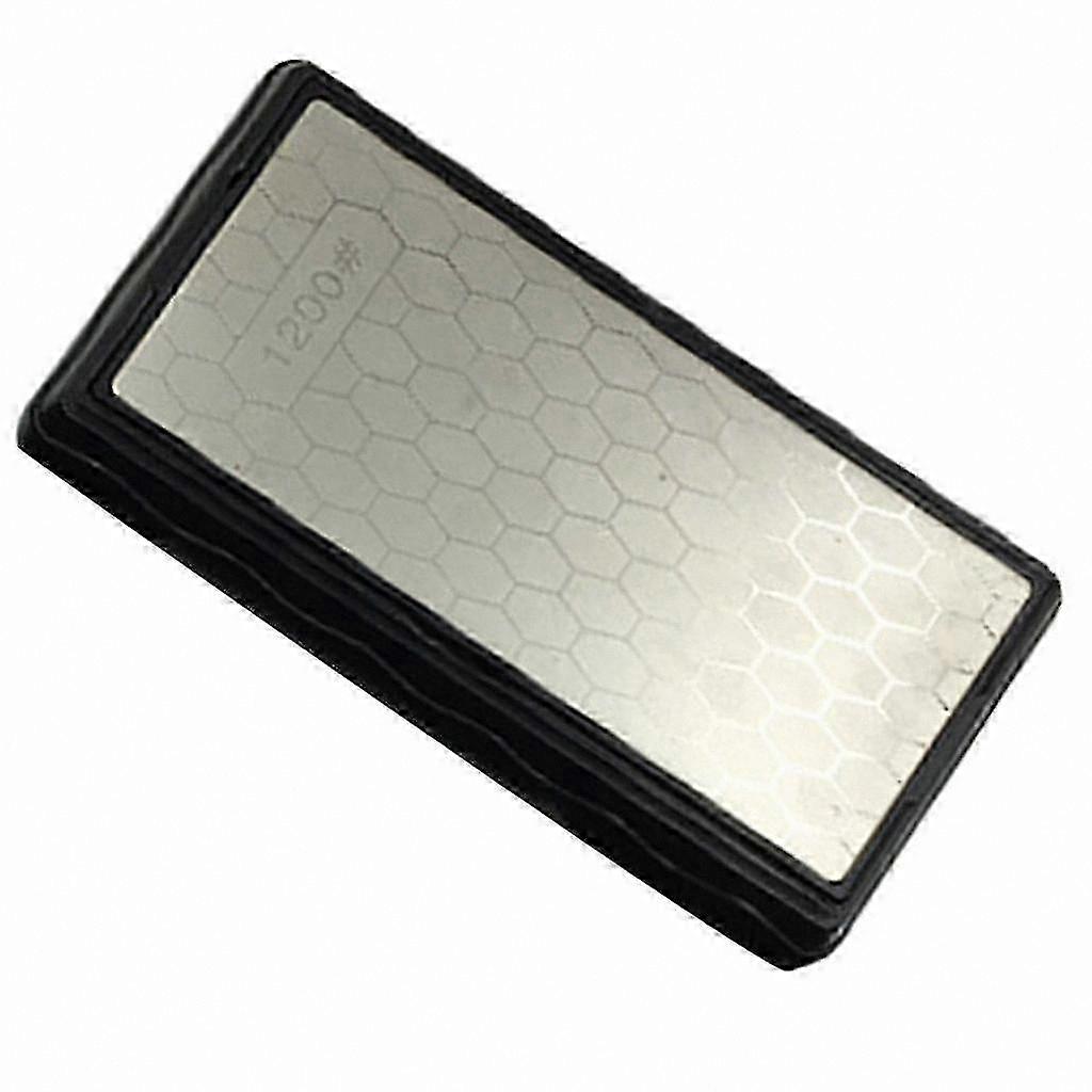 Double-Sided Diamond Whetstone with 400/1200 Grit for Sharpening Knives and Tools