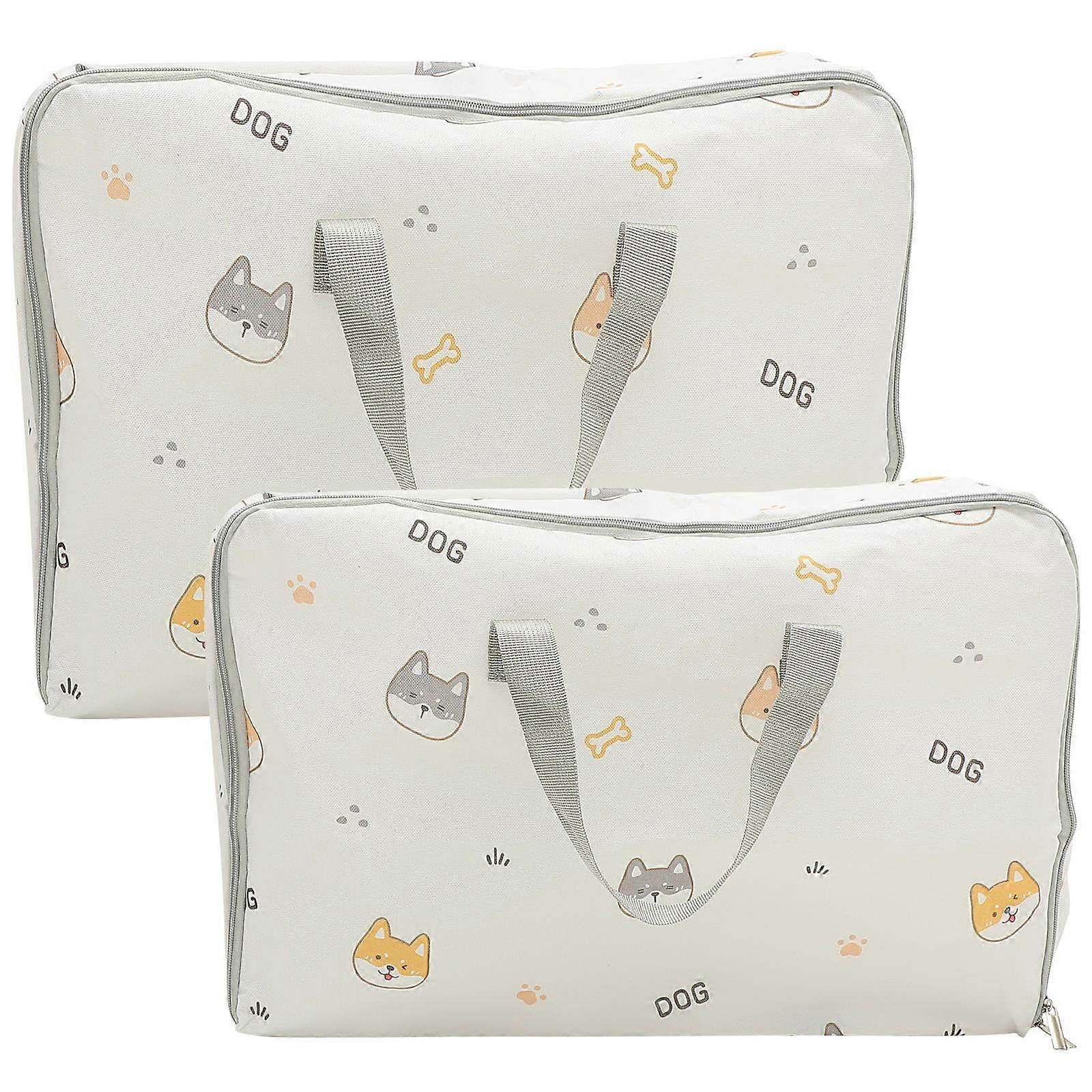 Waterproof Oxford Fabric Storage Bags with Large Capacity for Clothing Organization in Assorted Colors