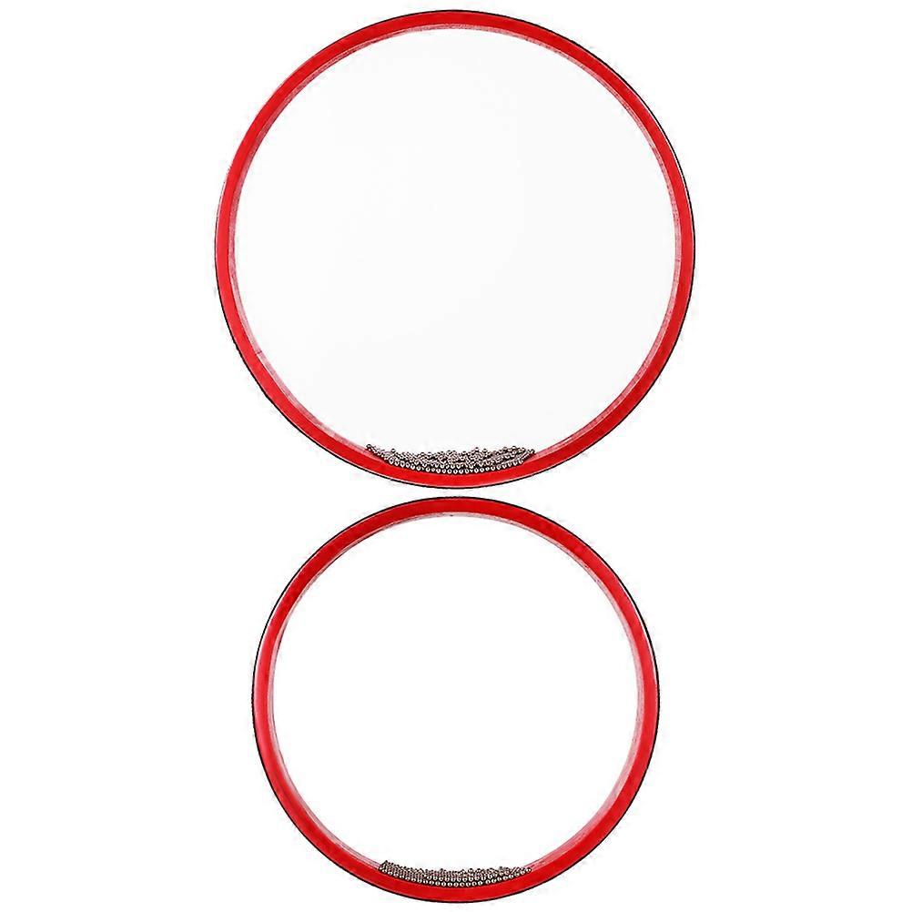 2 Pcs Wave Sound Drums for Educational Music Instruments with Metal Beads – Ideal for Musical Exploration and Sensory Play