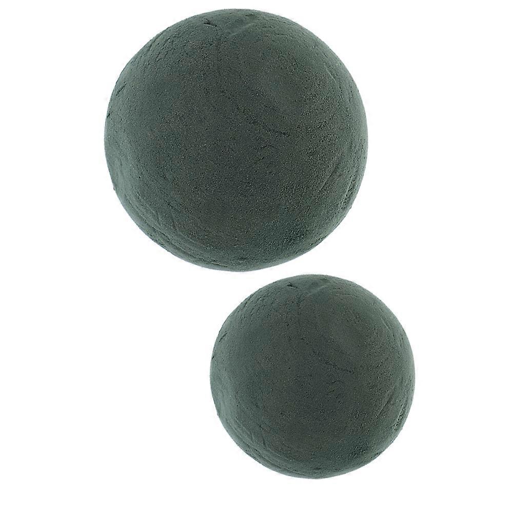 2pcs Floral Foam Round Floral Foam Blocks Round Diy Foam Sphere Balls Florist Foam Flower Arrangements Craft Foam Balls