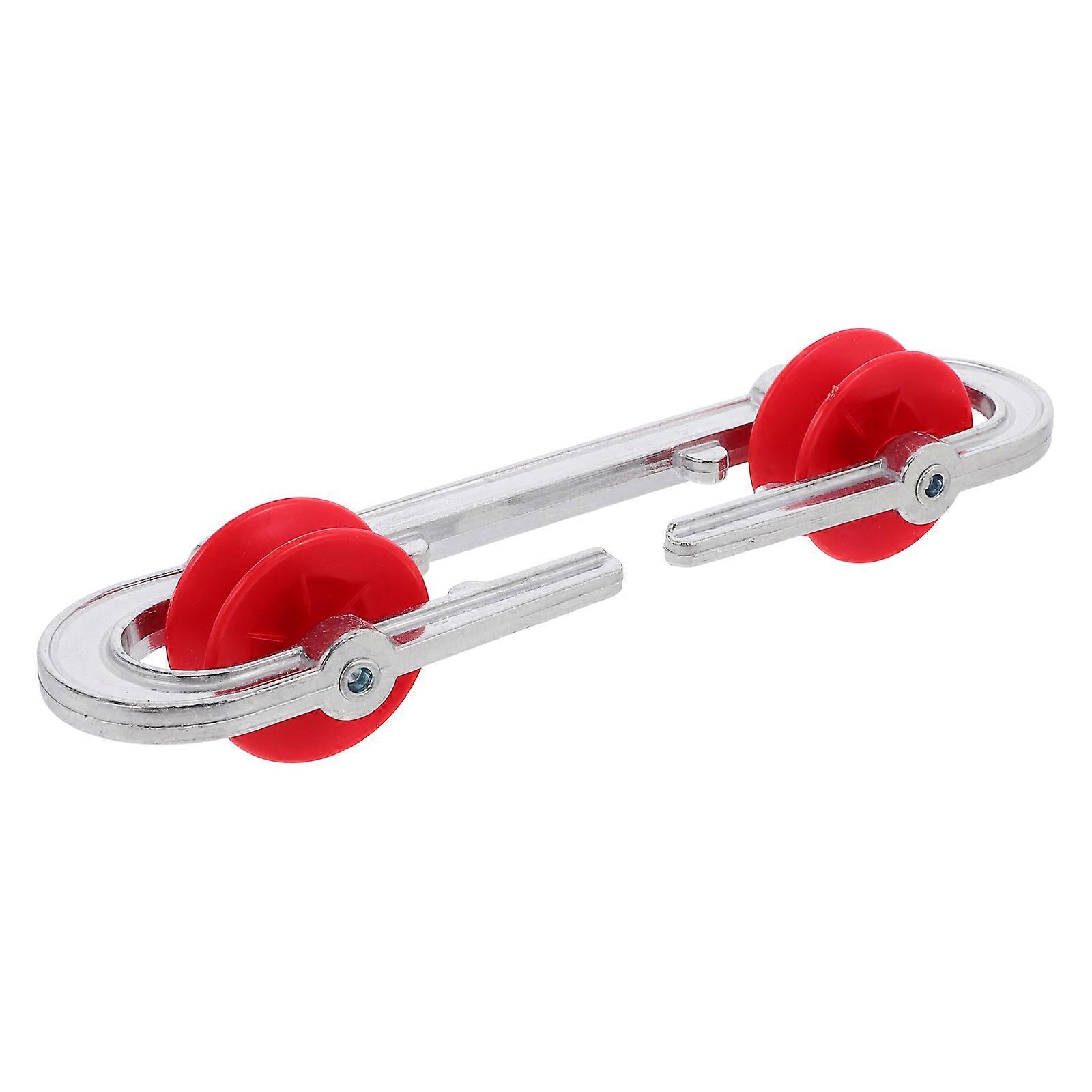 Heavy Duty Clothes Line Pulley System Aluminum And Plastic Wheel Smooth Ideal For Home Use Lifting And Garage