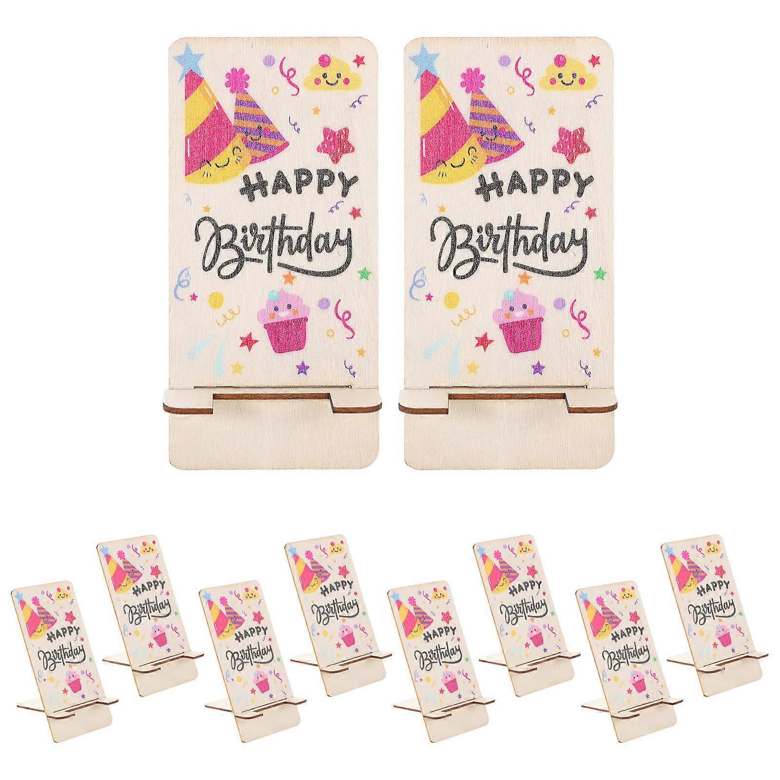 Handmade Lightweight Tablet Stand for Desktop   Multidevice Compatible, Rustic Design for Daily Use & Party Favors