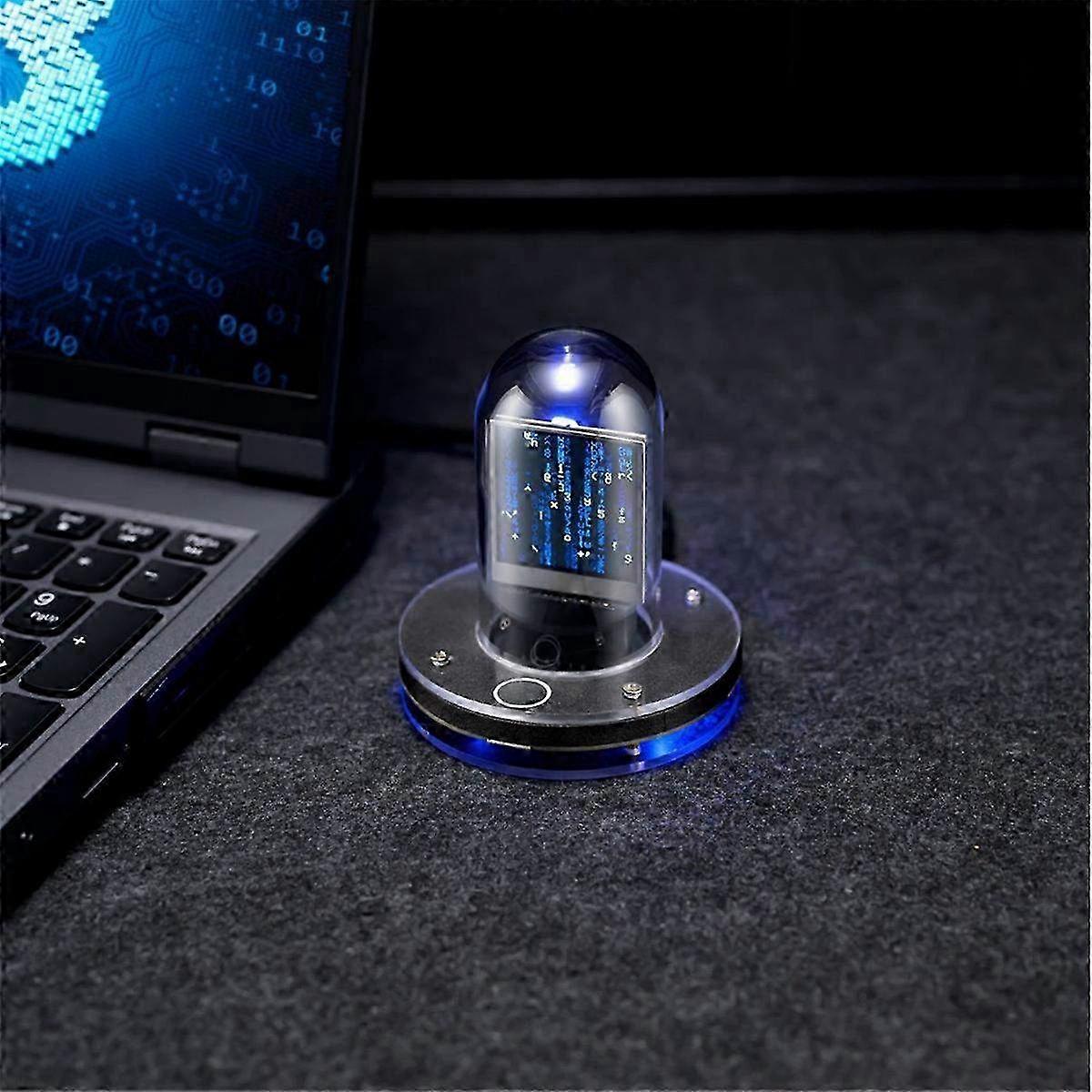 Bitcoin Price Tracker Nixie Tube Alarm Clock - Retro Upgrade with LED  Display for Cryptocurrency Monitoring and