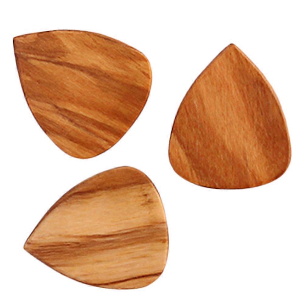 Here's a refined and engaging product description based on the details you provided:

 

**3pcs Wooden Guitar Picks – Durable Olive Wood