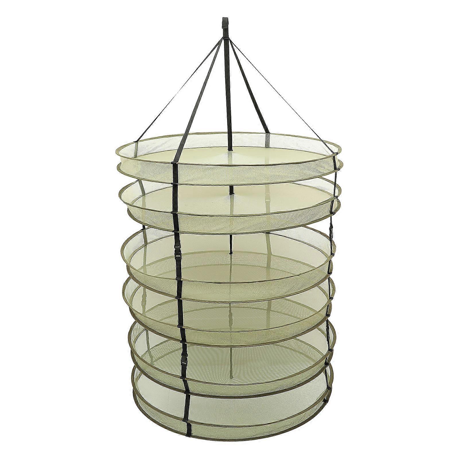 Herb Drying Rack Multi-Layer 62.09X35.37In Green Storage 1Set