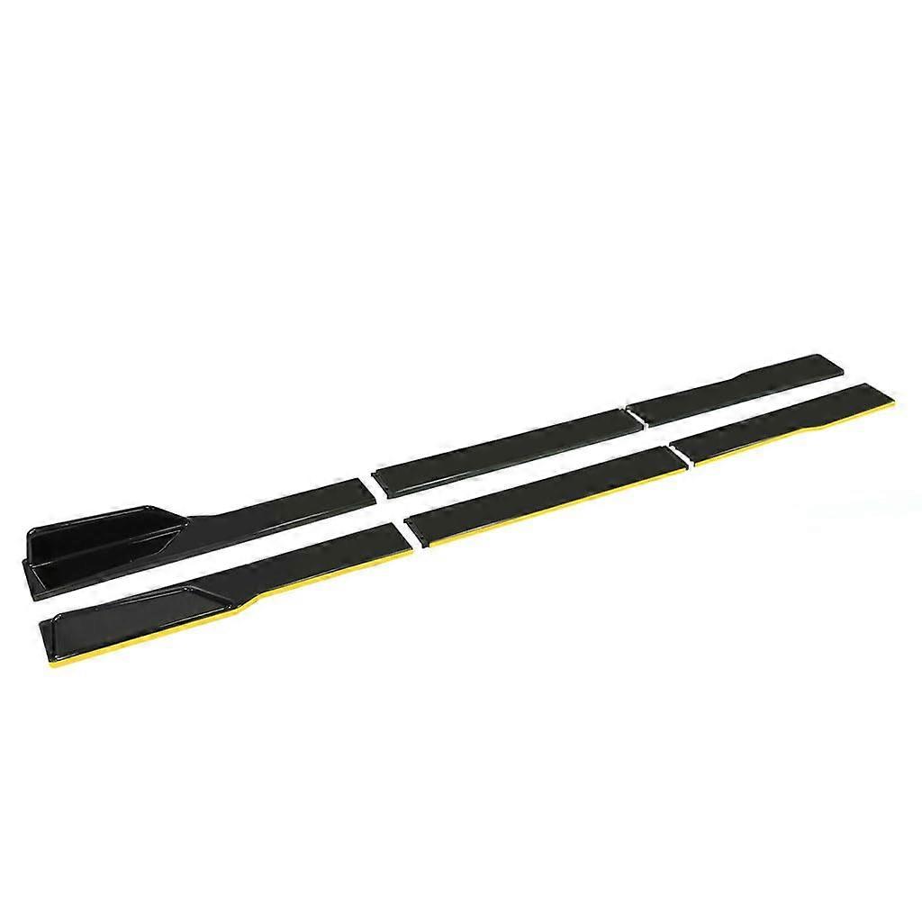 Auto Side Skirt Spoiler for Mitsubishi Outlander 20052007, Winglet Wings Diffuser A3Yellow