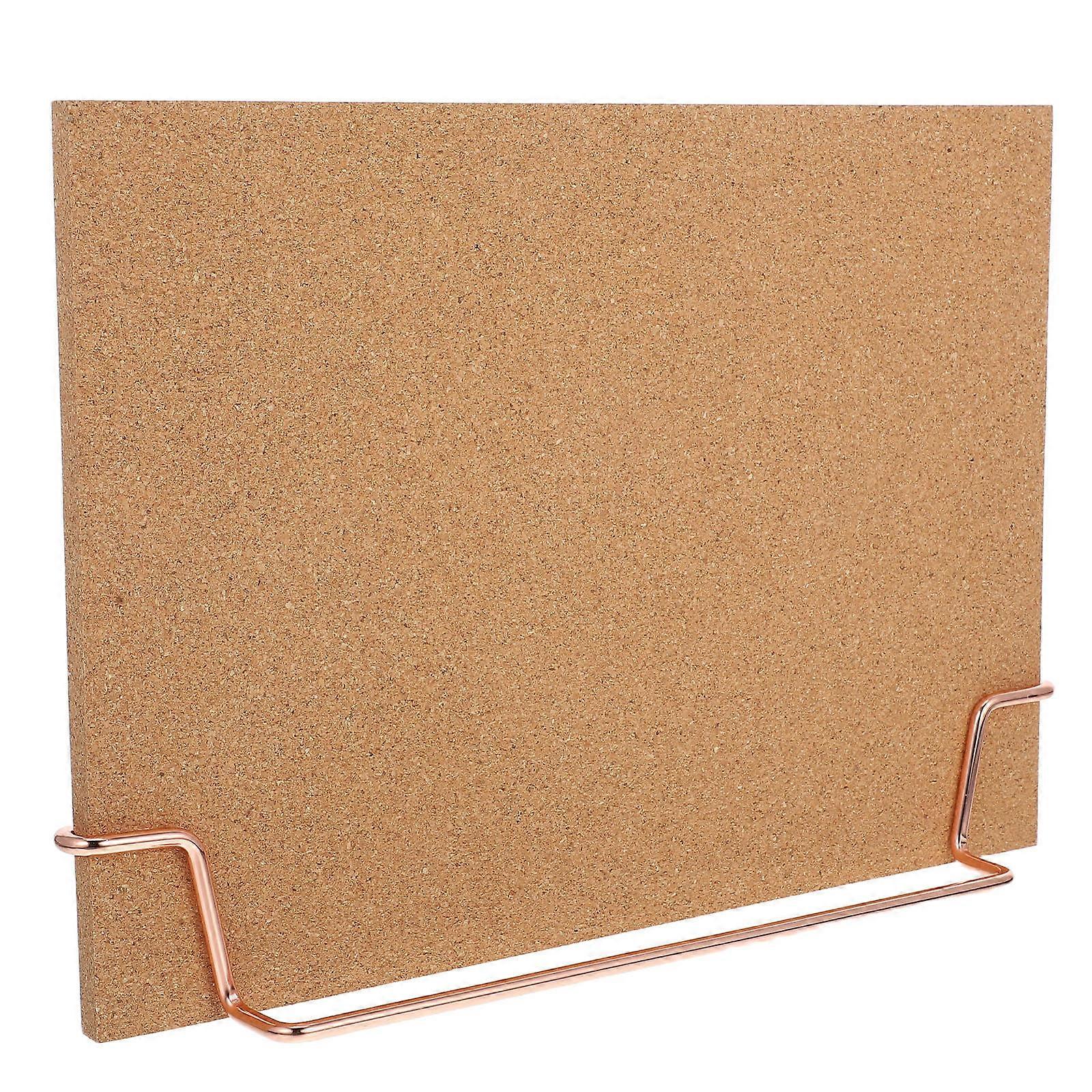 Wood Memo Board for Home Multifunctional Desk Display with Cork Material 1 Set