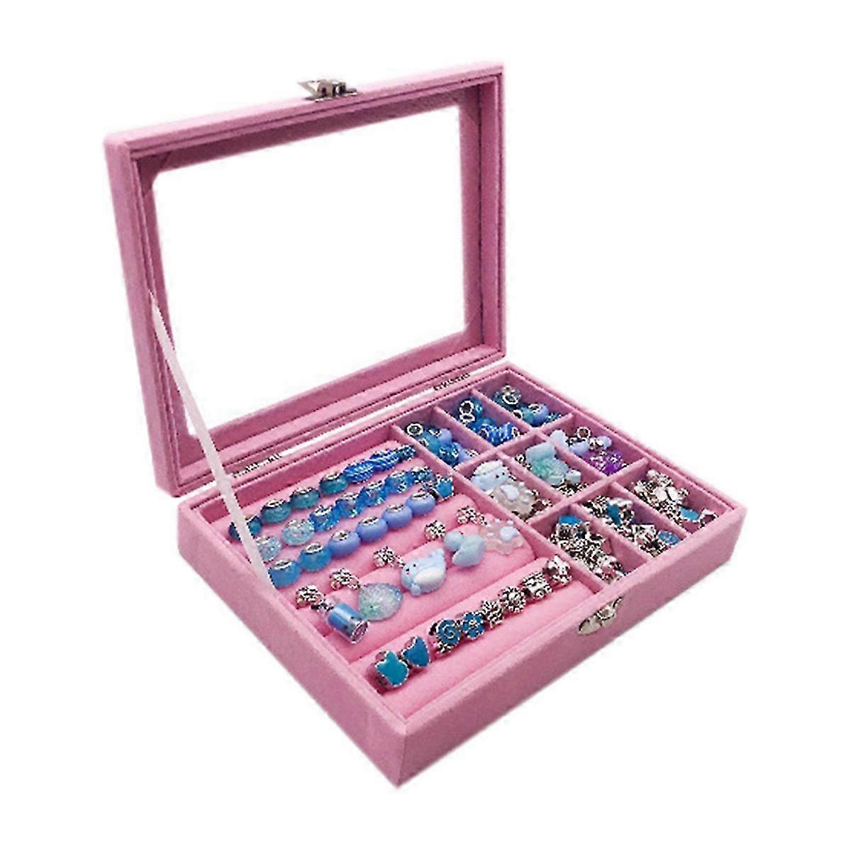 Diy Beaded Bracelet Set With Storage Box C