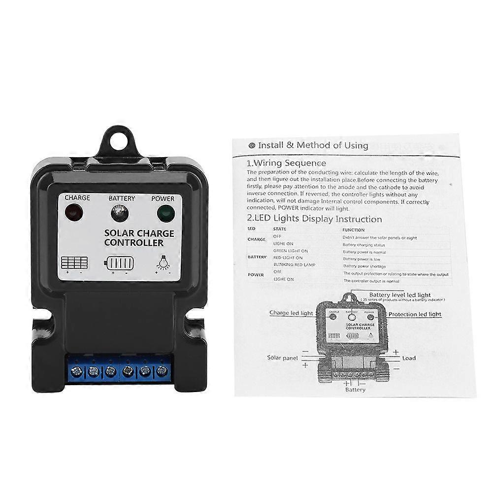 PWM Intelligent Smart Solar Energy Discharge Charge Controller Regulator DHS?5S6V/12V 10A