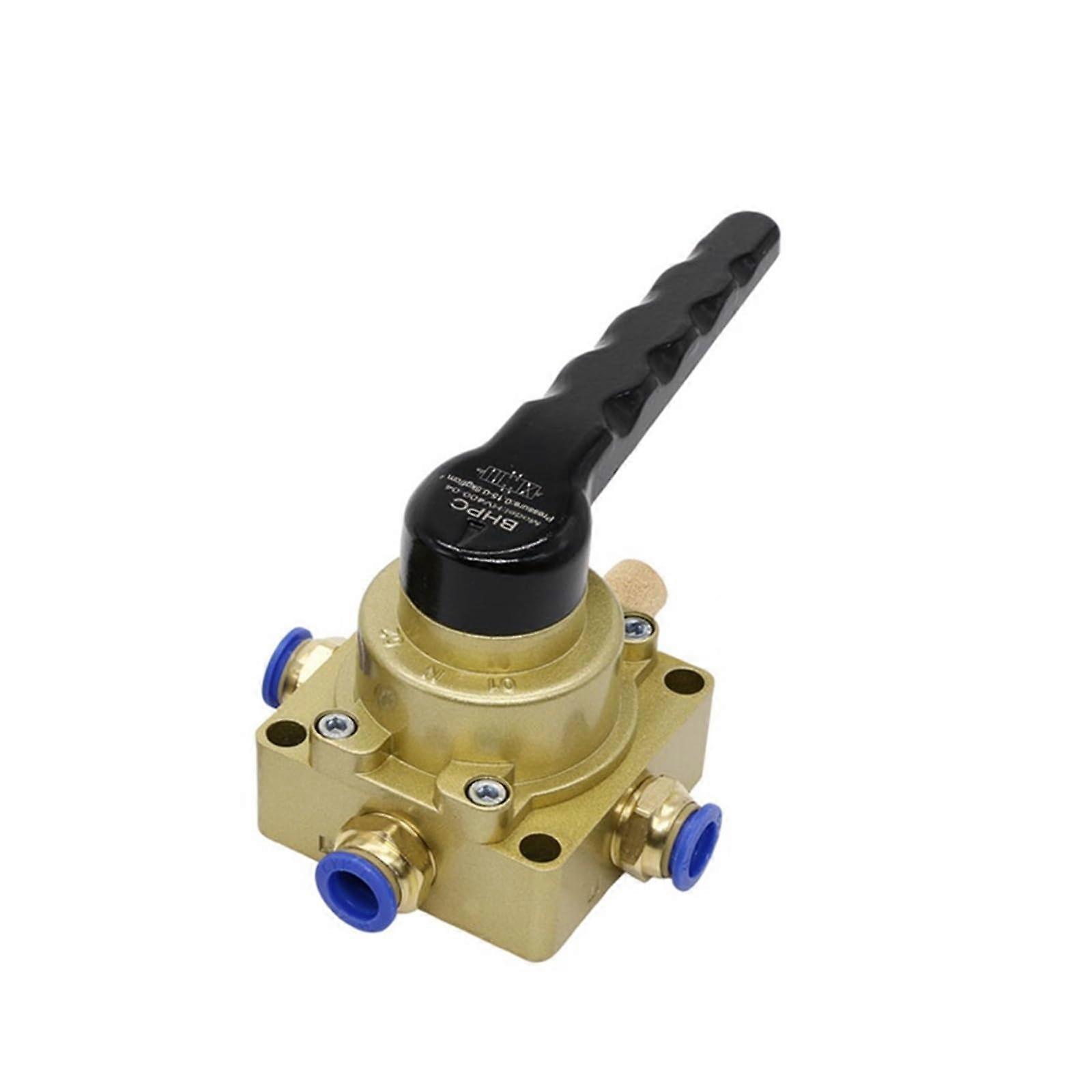 Pneumatic Switch HV-02 HV200-02 HV200D HV200B Three-Position Four-Way Hand Valve Air Control Valve Color HV-04 Size No Joint