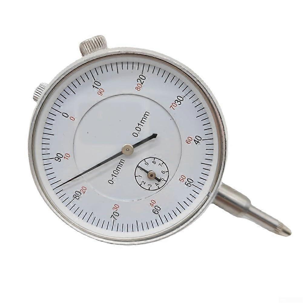 Mechanical Dial Indicator Stainless Steel Precision Magnetic 0-10mm For Measuring Waves Runout Backlash Thrust Gear