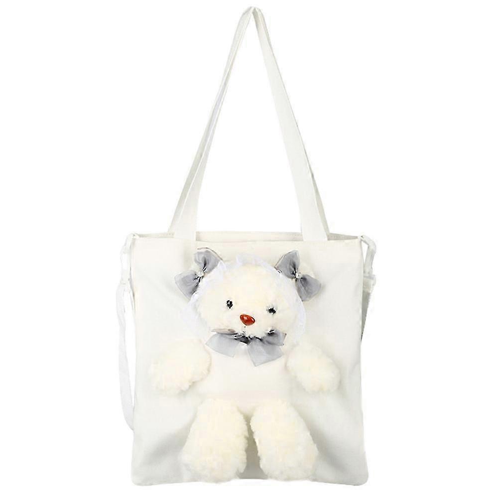 Cute Tote Bag Canvas Bag Girls Rectangular Small Canvas Bag 1Pc