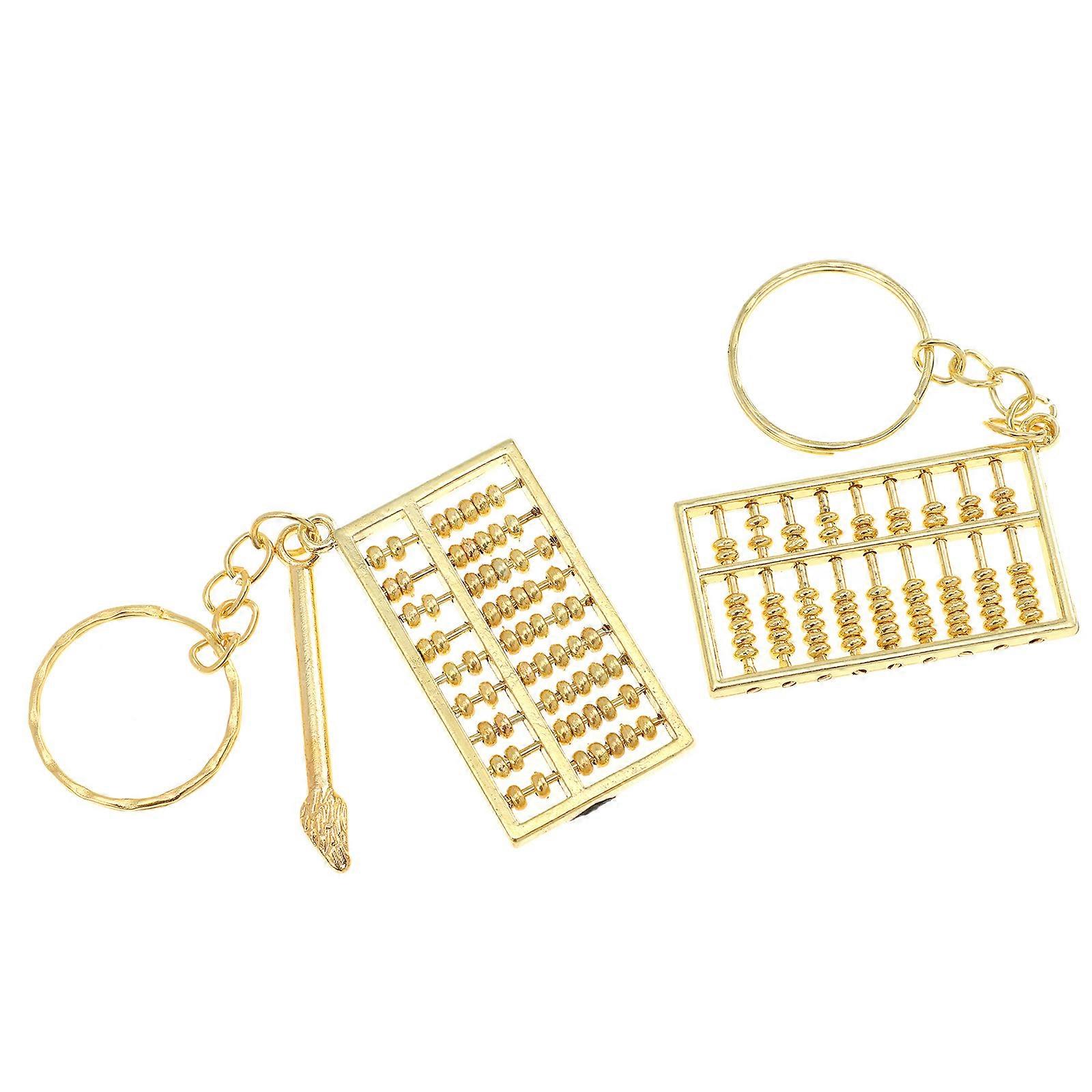 Durable Key Ring Pendant, Abacus Theme, Versatile Decorative Item