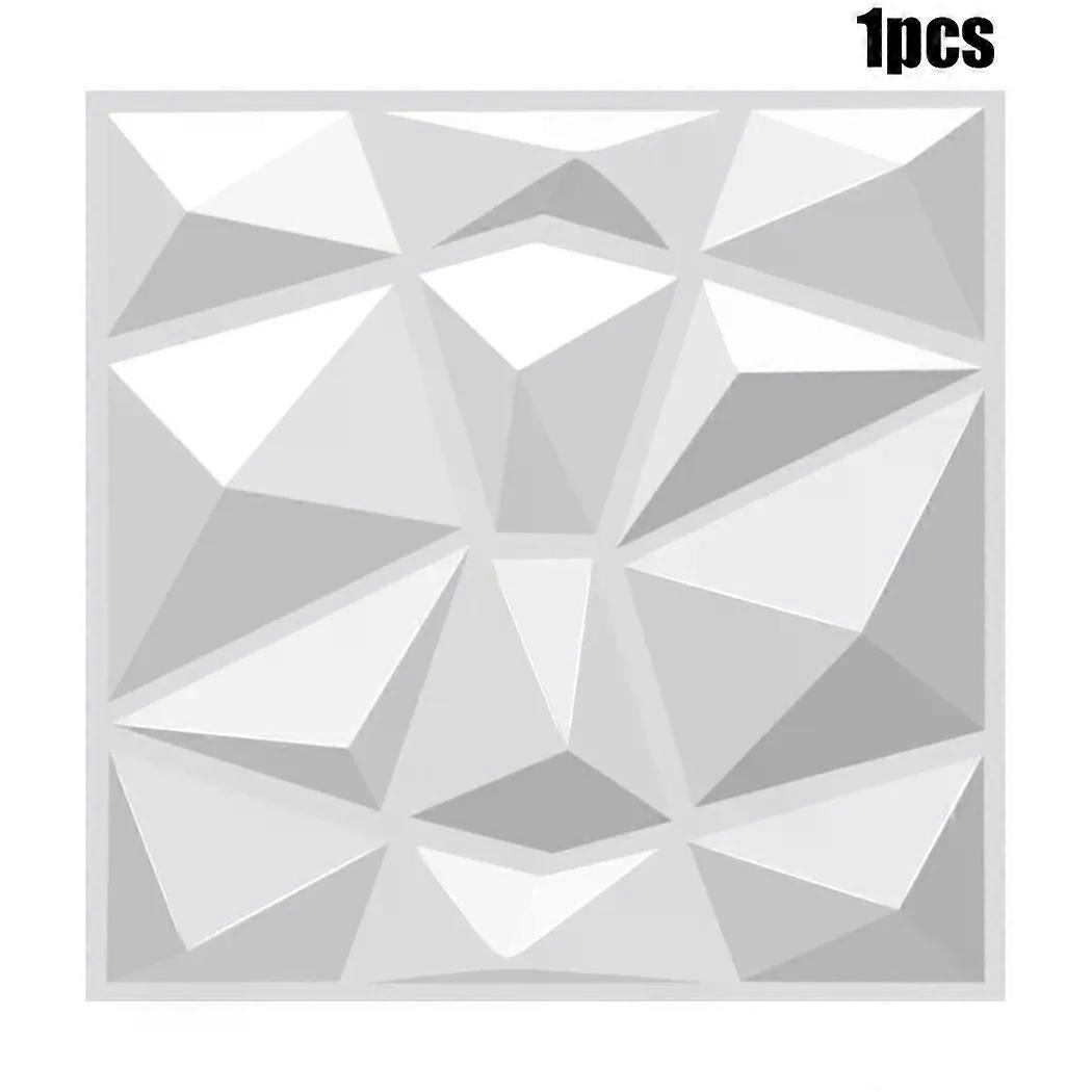 1pcs/4pcs 3D Wall Panel Panels Foam Wallpaper Covering Plastic Cladding Tiles PVC Moisture Interior PanelsTV Background