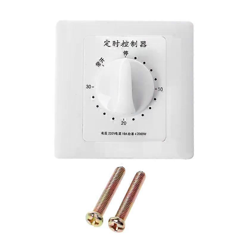 1PC AC Timer Switch 220V Control Timer Switch Pump Countdown Mechanical Control Timer Switch 30/60/120mins