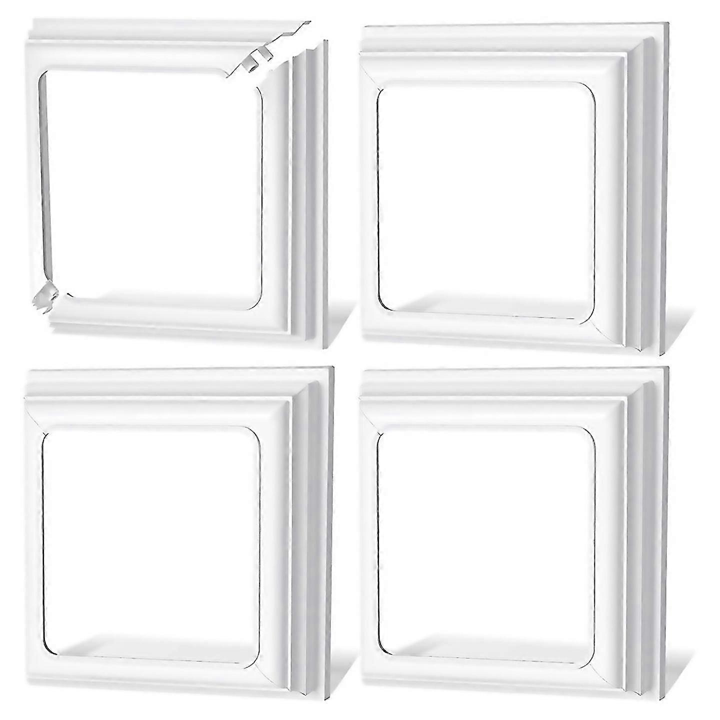 Saia de Poste de Vinil 4x4 polegadasAcabamento de Base de Poste Branco Para Postes de Madeira e VinilColunas de Deck e Varanda