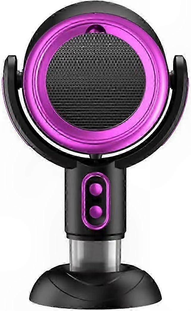 Compact Portable Range Hood with Adjustable Speeds, Washable Filter for Indoor Cooking, Barbecue, and Camping (Purple)