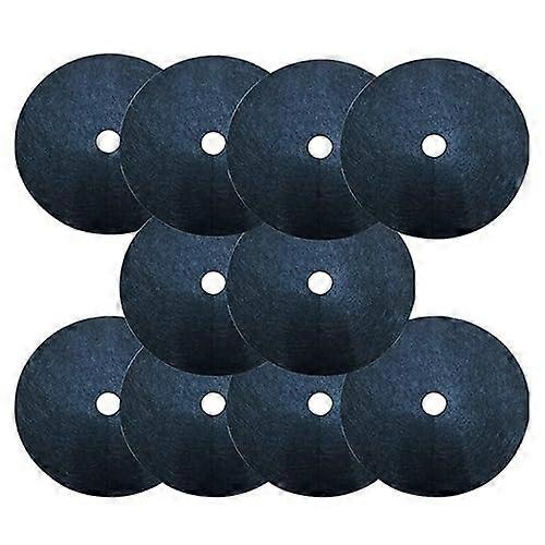 10 Pieces Weed Control Fabric, Biodegradable Ground Cover for Gardening, Agriculture, Orchard Mulch Cloth (62x62x7)