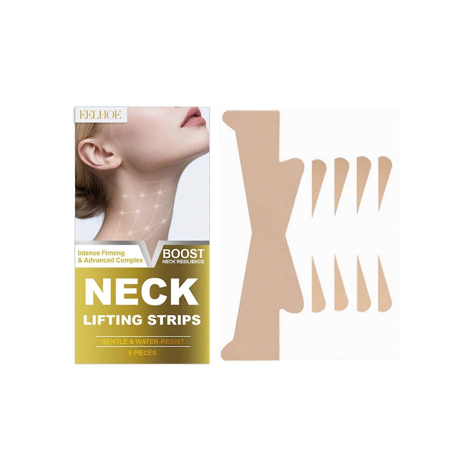 Neck Lift Tape, Neck Tape Lifting Invisible, Reusable & High Elastic Breathable Improve Neck Fine Lines and Wrinkles, Waterproof & Use Before Makeup