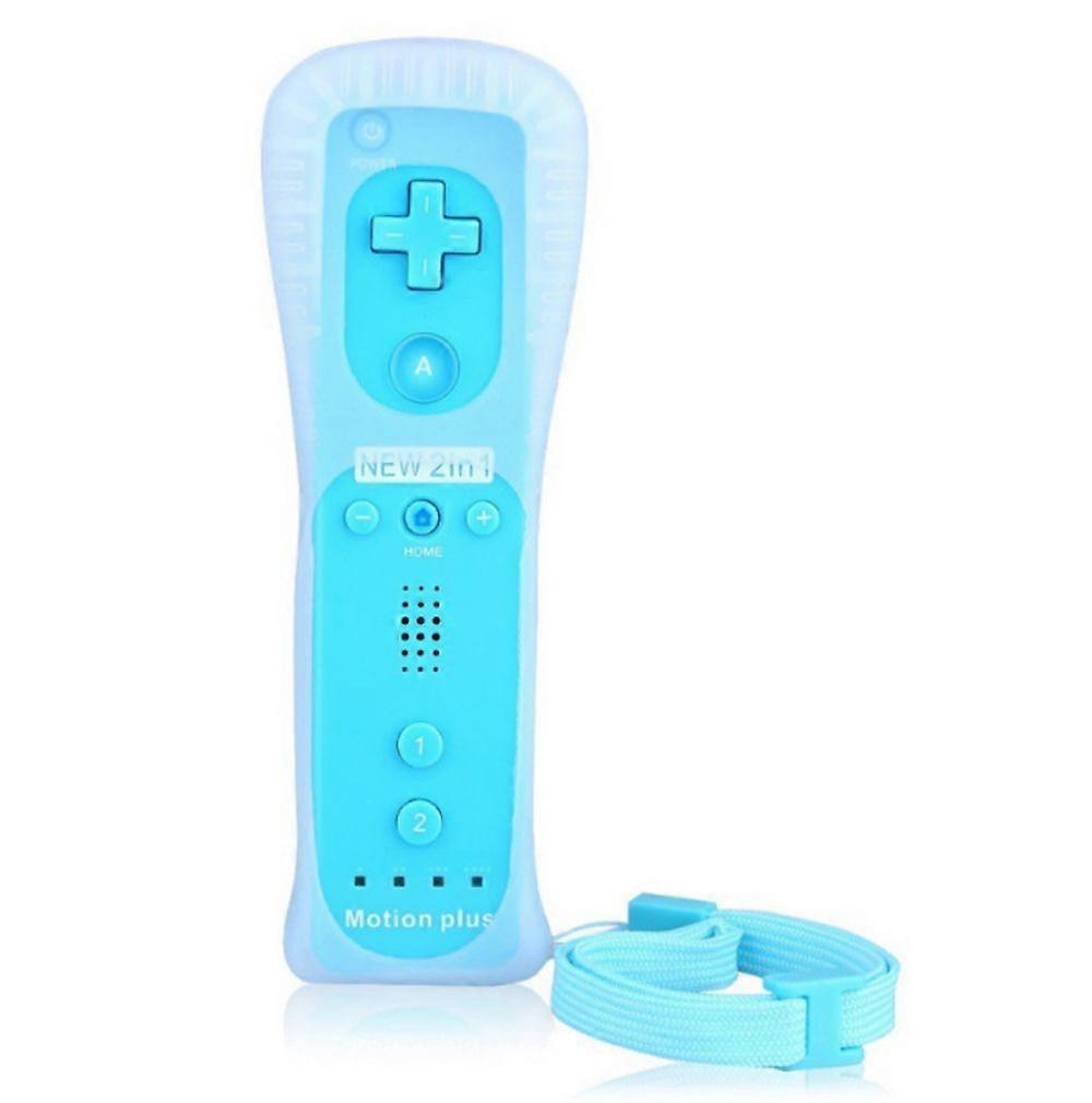 2 in 1 Remote & Nunchuck Controller Remote Controller Gamepad for Nintendo Wii Console Joystick