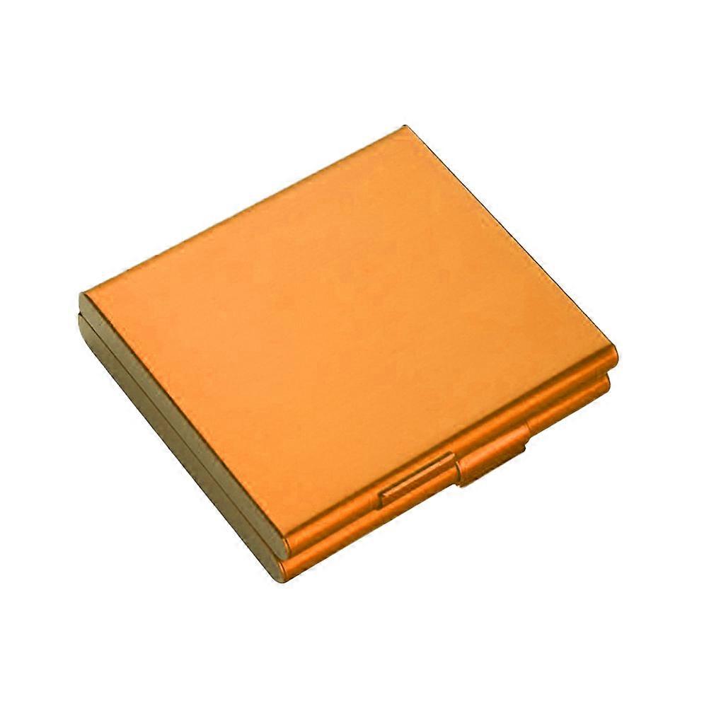 Golden Aluminum Case for Storing Cigarettes Lightweight and Durable Fits 20 Regular Size Cigarettes