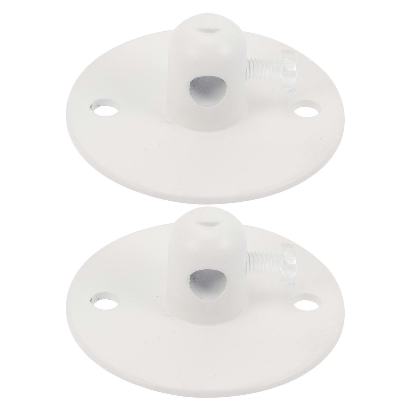 White Iron Cable Connector for Home Use Adjustable Light Cable Holder 2pcs