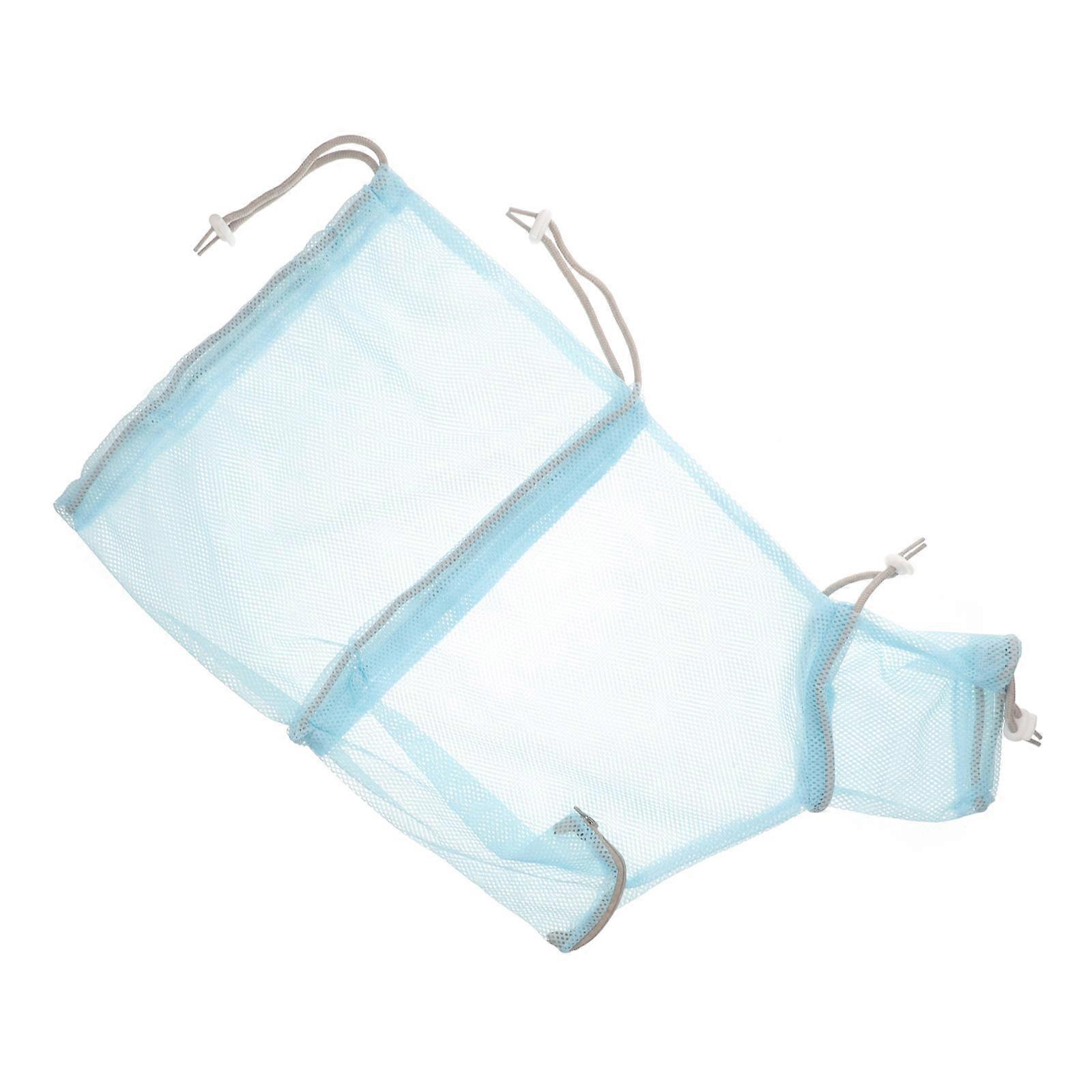SkyBlue Cat Bathing Bag for Easy Grooming and Nail Trimming Durable Polyester Material Adjustable Size