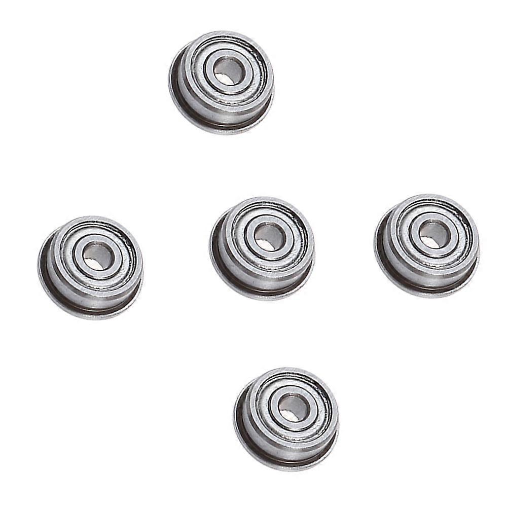 Replacement Accessory Bore Diameter Ball Bearings Practical Design Suitable For 3D Printer Maintenance 1.2x1.2x0.4cm Silver 5Pcs