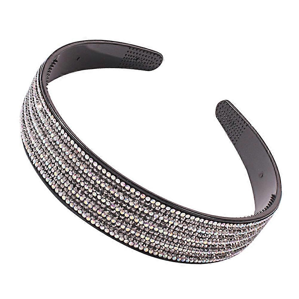 Elegant Headbands For Women Use With Stylish Toothed Shape In Grey Color Featuring Anti-slip Functionality And 1Set Quantity