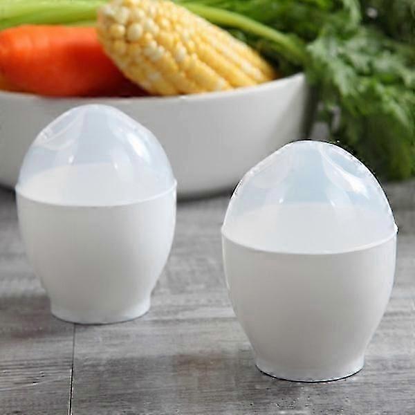 2 Pieces Microwave Egg Cooker Mini e Steam Egg Cup Steamed Tools