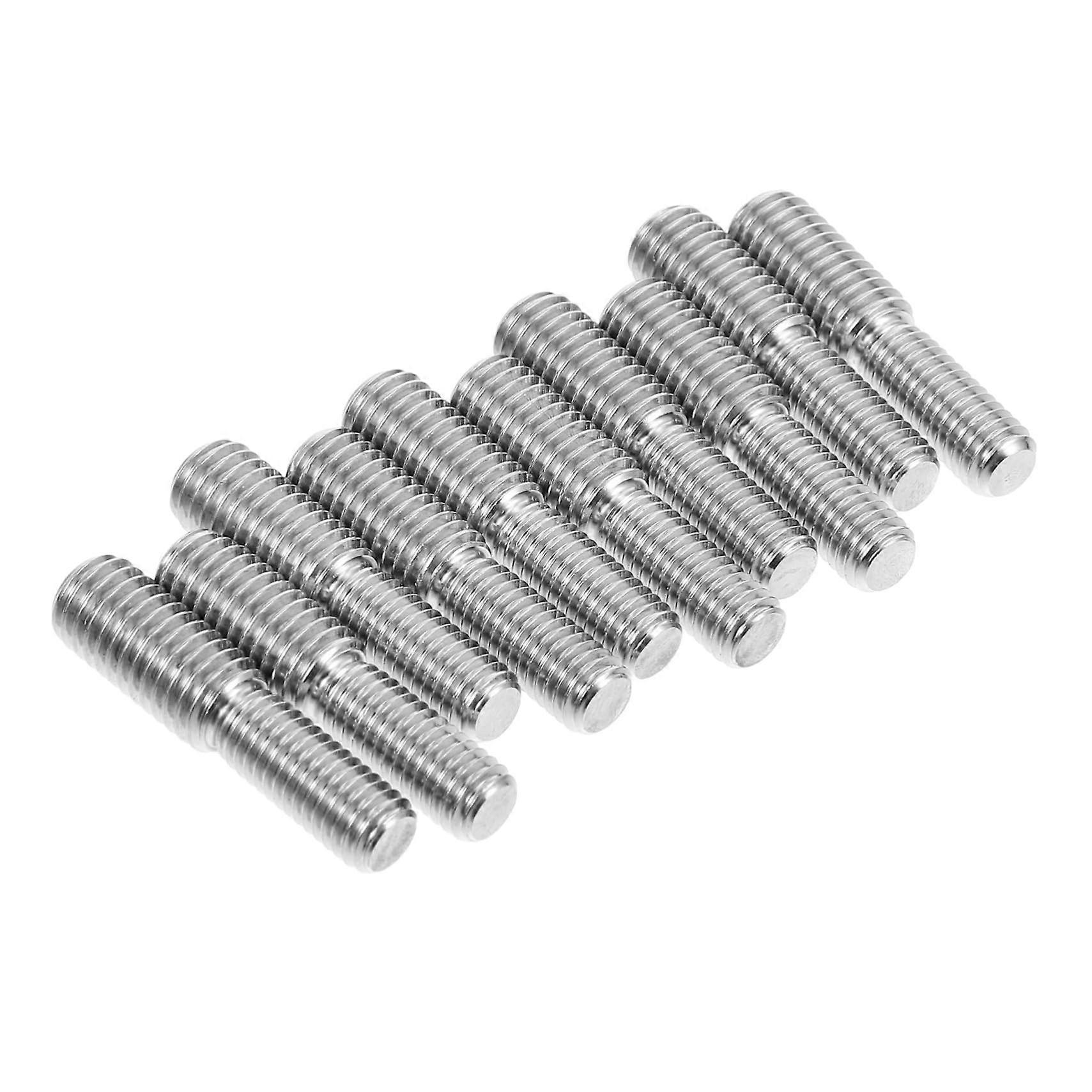 Stainless Steel Threaded Bolts M8 x 20 to M10 x 20 Double End Threaded Screws Conversion Screw Fixings for Projects