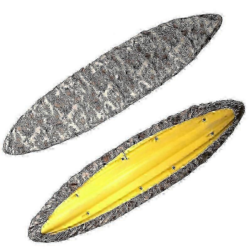 2.1m-6.5m Waterproof UV Sunblock Kayak and Canoe Storage Dust Cover (Ocean Camo)y