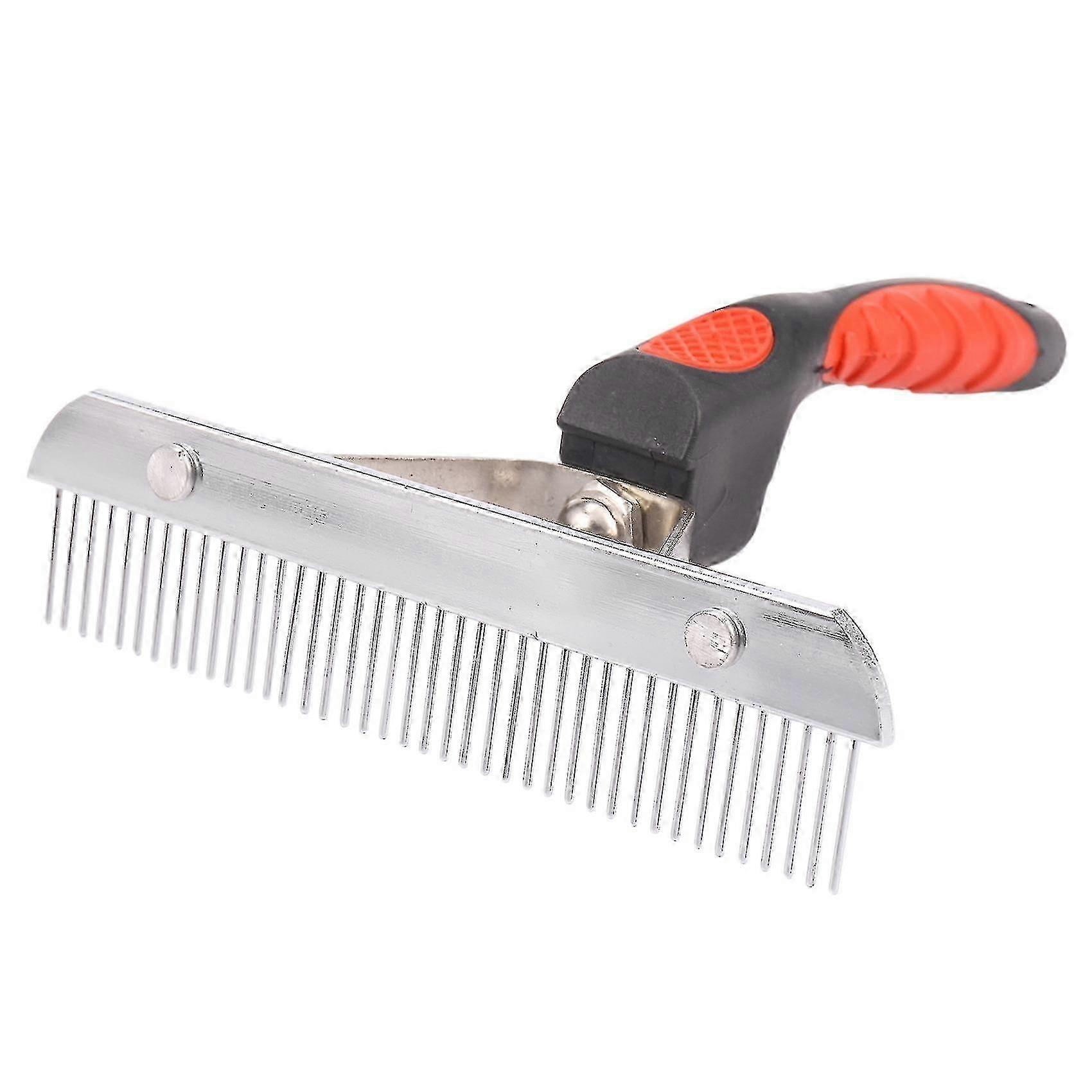 Pet Comb for Large Dogs: Extra-Large Rake Comb Grooming Brush, Deshedding Tool, and Beauty Comb for Golden Retriever and More