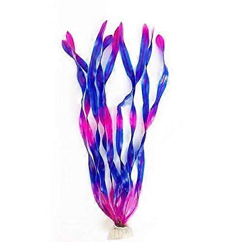 Artificial Reusable Plastic Aquarium Plants, Colorful 1-Piece Decorative Accessory for Fish Tanks and Aquatic Decor