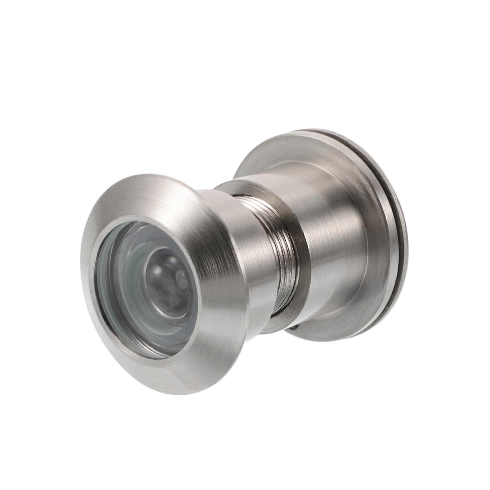 Wideangle peephole with privacy cover for door view, security door viewer, set with zinc alloy, lever guard diameter for home and office.