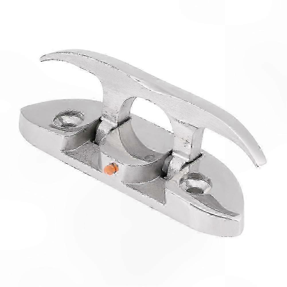 Foldable Boat Cleat, Stainless Steel Mooring Hook for Marine Kayak Dock Use (1pc)