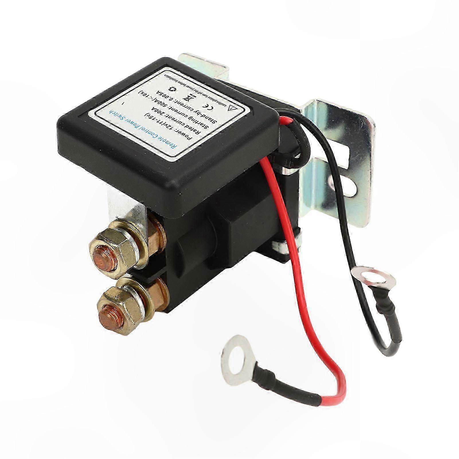 High-Current Battery Disconnect Switch with Dual Remote Controls for 12V Systems