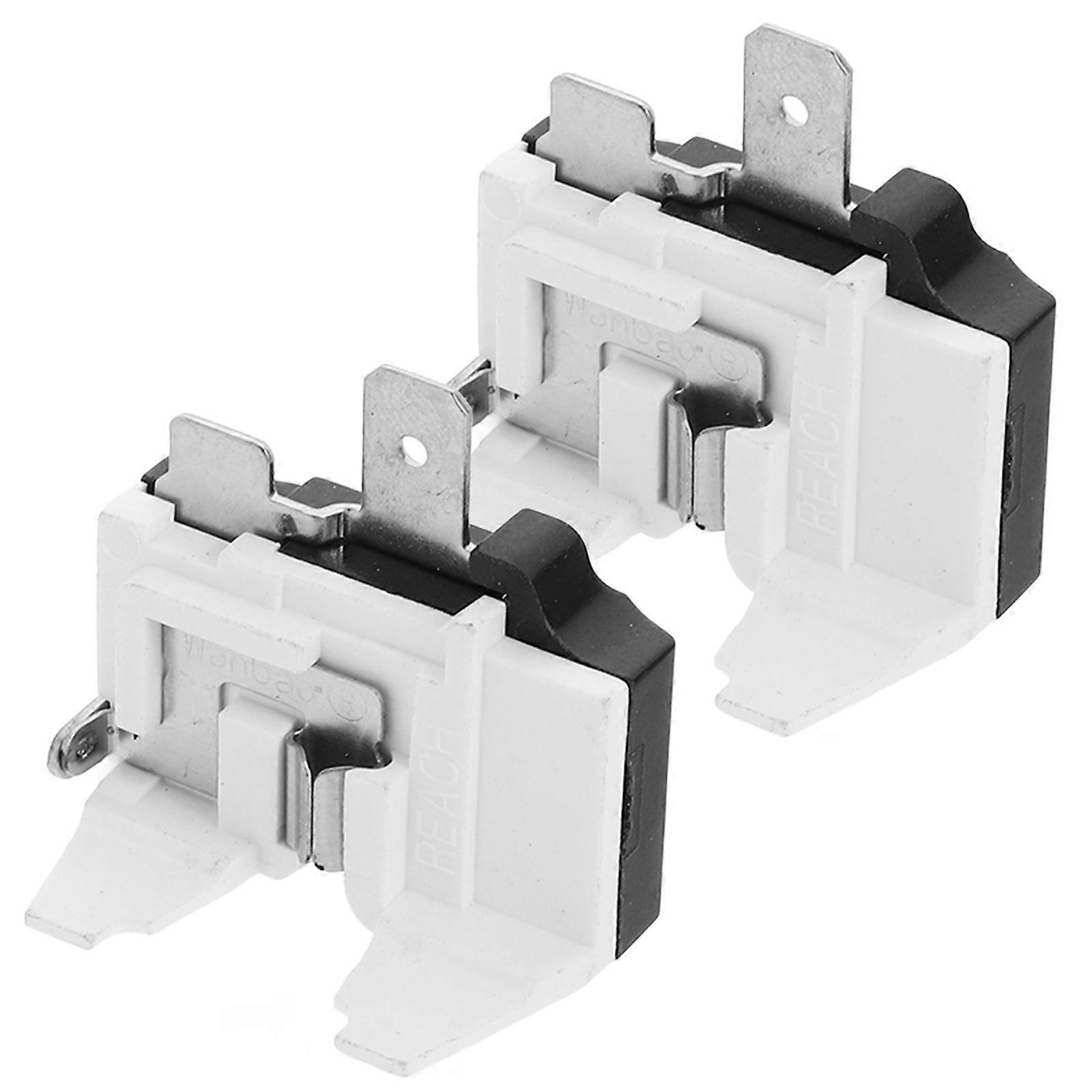2pcs Refrigerator Starter Protector Freezer Compressor Protector Thermal Overload Protector