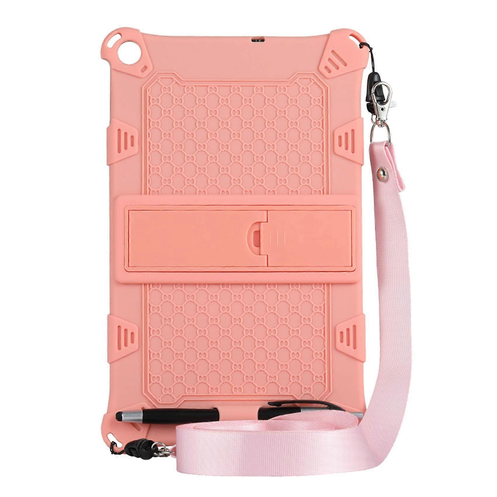 Case for ALLDOI Play30 IPlay30 PRO Tablet 10.5 Inch with Stand, Strap and Pen in Pink, Tablet Protective Case