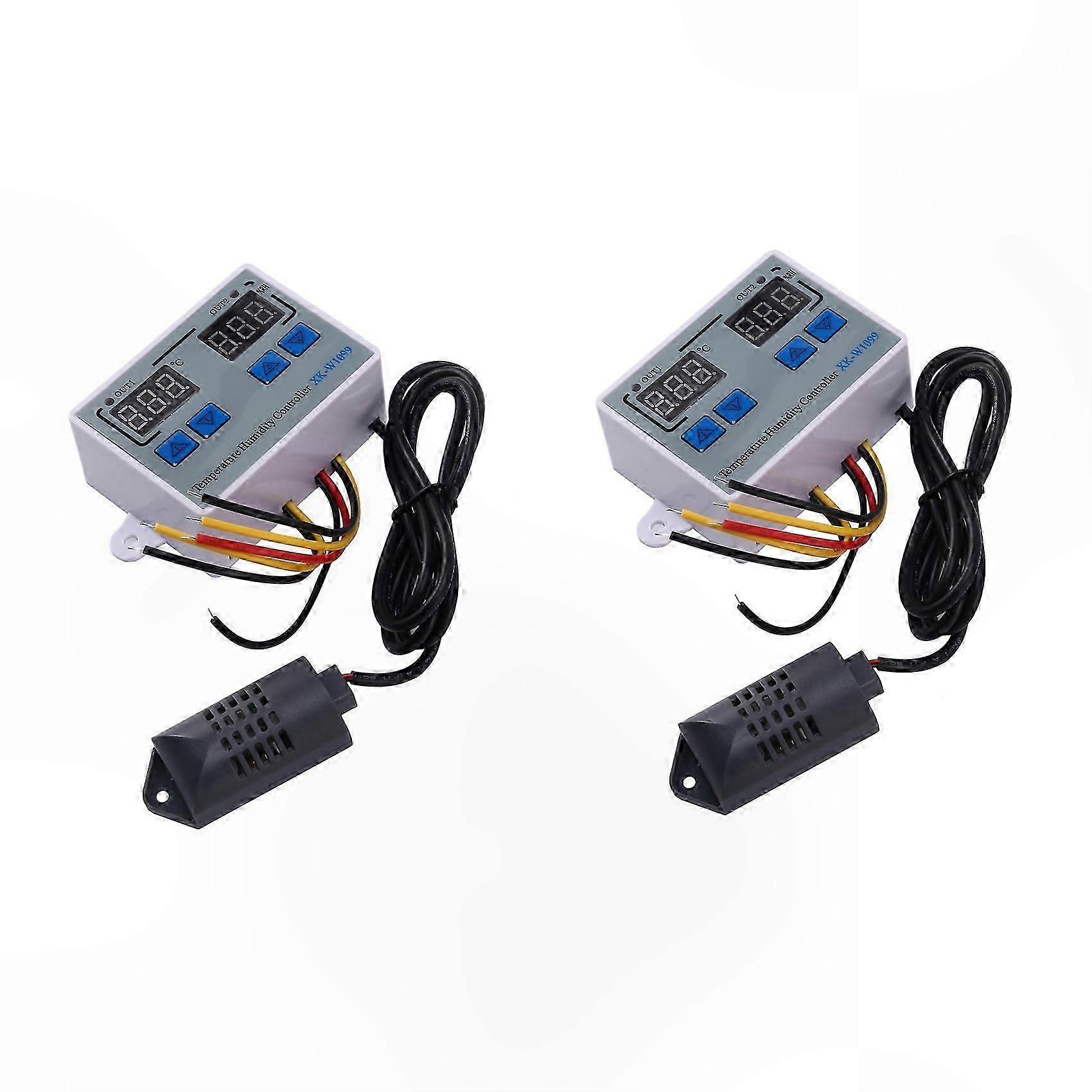 Dual Digital Thermostat Humidistat for Egg Incubator Temperature and Humidity Control